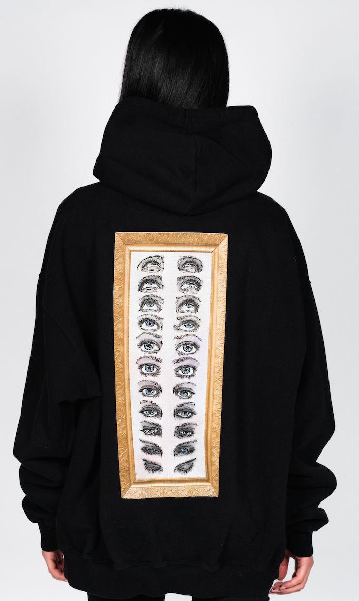 ":EYES:" - Hoodie Black