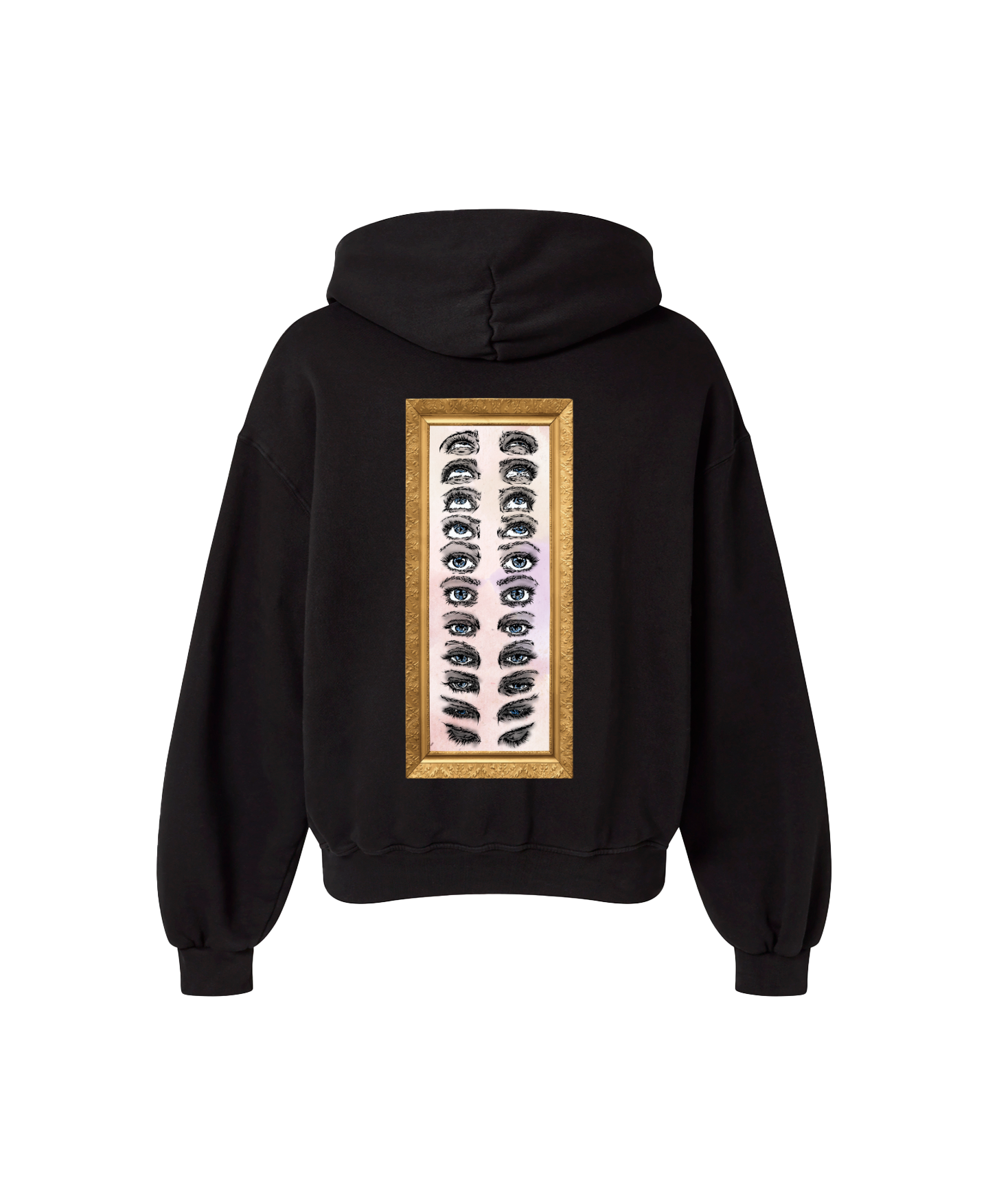 ":EYES:" - Hoodie Black